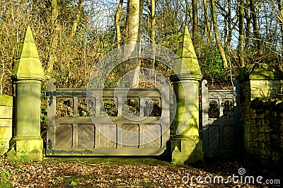 Medieval manor of Ashton Stock Photo