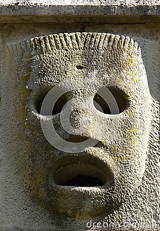 Medieval Mask Stock Photo