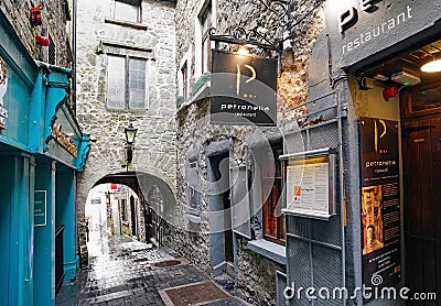 Medieval passageway in Kilkenny Editorial Stock Photo