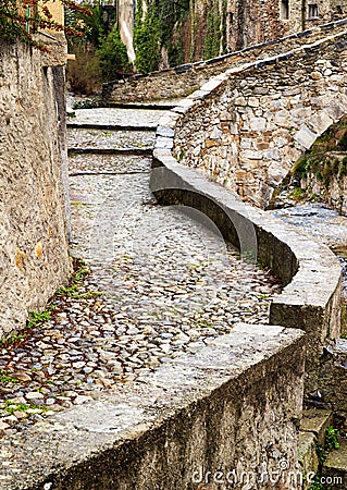 Medieval path Stock Photo