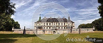 Medieval Pidhirtsi Castle , Pidhirtsi village, Lviv region, Ukraine Editorial Stock Photo