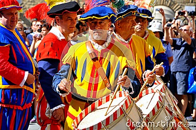 Medieval reenactment in Italy Editorial Stock Photo