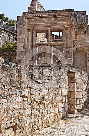The medieval ruins Stock Photo
