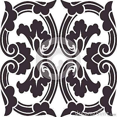 Medieval seamless patterns vector image Vector Illustration