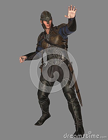 Medieval Soldier Stock Photo