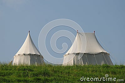 Medieval Tents Stock Photo