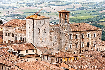 Medieval Todi in Umbria, Italy Stock Photo