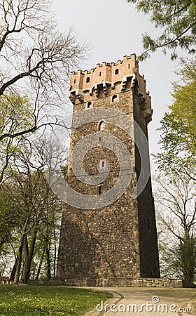 Medieval tower defense Stock Photo