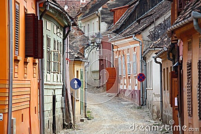 Medieval town Stock Photo