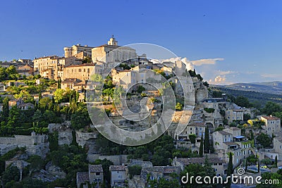 Medieval village of Gordes in Provence Stock Photo