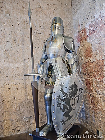 Medieval warrior Stock Photo