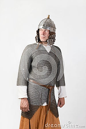 Medieval warrior Stock Photo