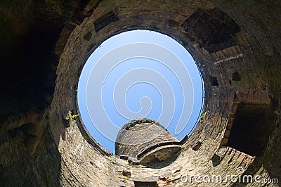 Medieval watchtower Stock Photo