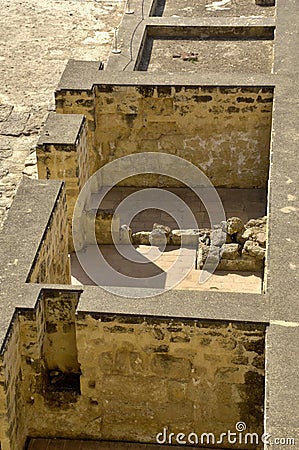 Medina Azahara - Archaeological center near Cordoba - Spain Stock Photo