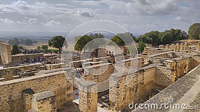 Medina Azahara city capital of the Umayyad Empire under the reign of Abderraman I and Abderraman III Stock Photo