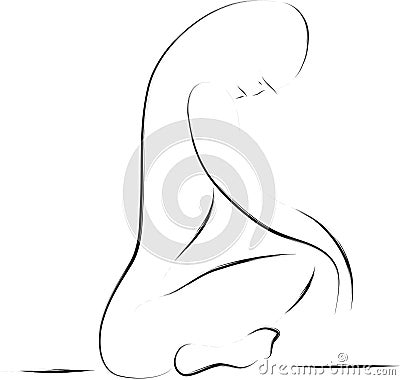 Meditation Vector Illustration