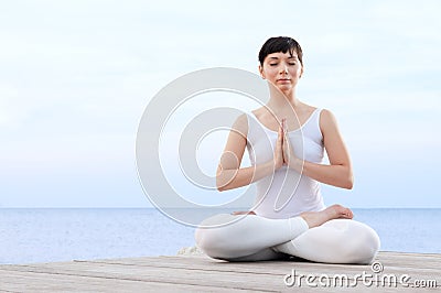Meditation and balance Stock Photo