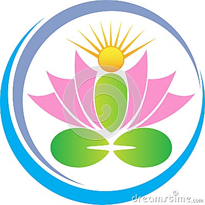 Meditation lotus Vector Illustration