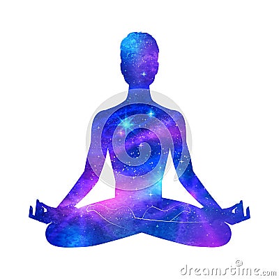 Meditation Vector Illustration