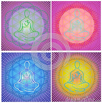 Meditation Mandala Stock Photo
