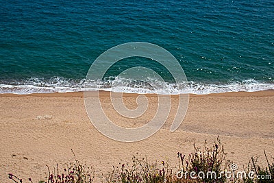 Mediterranean beach Costa Brava Spain Stock Photo
