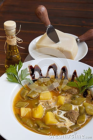 Mediterranean beef stew, goulasch Stock Photo