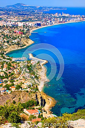 Mediterranean coast Stock Photo