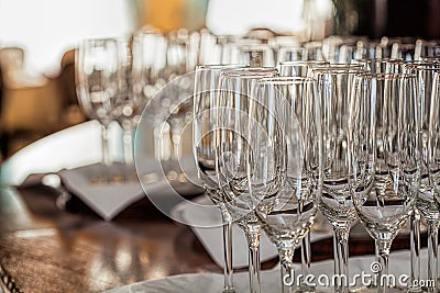 Mediterranean interior - glasses Stock Photo