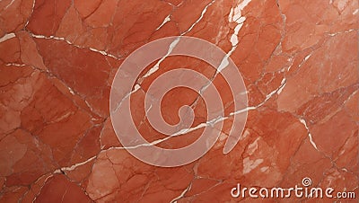 Mediterranean Radiance: Rosso Verona Marble's Red Elegance. AI Generate Stock Photo