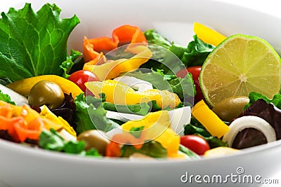 Mediterranean salad Stock Photo