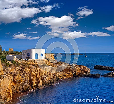 Mediterranean sea in Nova Tabarca Spain Stock Photo