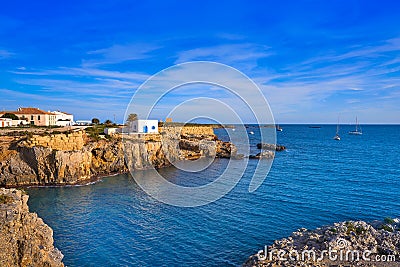 Mediterranean sea in Nova Tabarca Spain Stock Photo