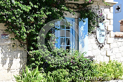 Colors and Looks of Summer in Alacati, Izmir, Turkey Editorial Stock Photo