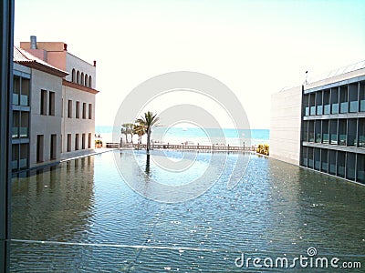 Mediterranean View Stock Photo