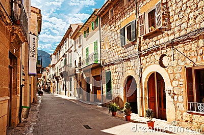 Mediterranean village Stock Photo