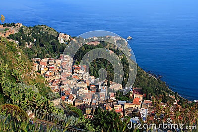 Mediterranean village Stock Photo