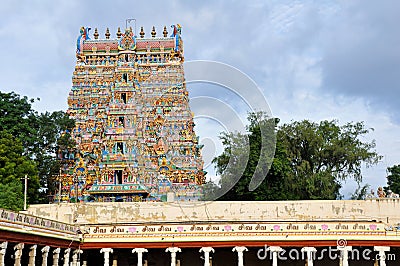 The Meenakshi Temple, Madurai (India) Stock Photo