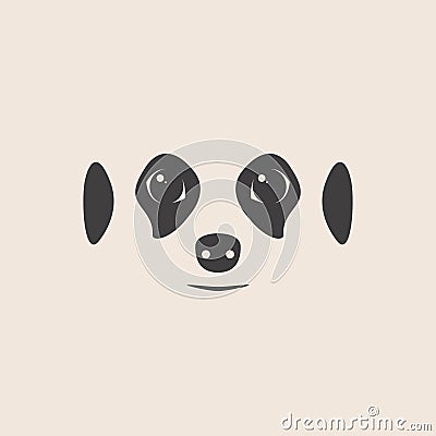 Meerkat face. Meerkat mascot idea for logo Vector Illustration