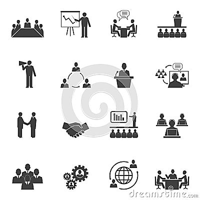 Meet People Online Icons Vector Illustration