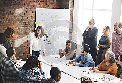 Meeting Discussion Talking Sharing Ideas Concept Stock Photo