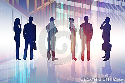 Meeting. finance and business discussion concept Stock Photo