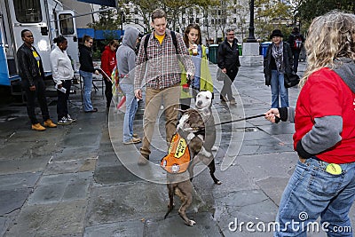 Meeting new friends Editorial Stock Photo