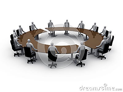 Meeting room #5 Stock Photo