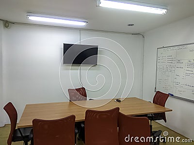 Meeting room for office workers Stock Photo