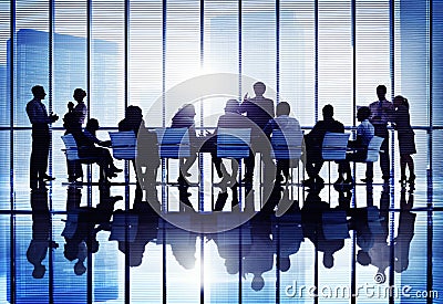 Meeting Seminar Conference Business Collaboration Team Concept Stock Photo