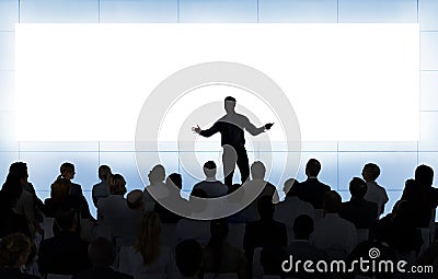 Meeting Seminar Conference Business Teamwork Concept Stock Photo