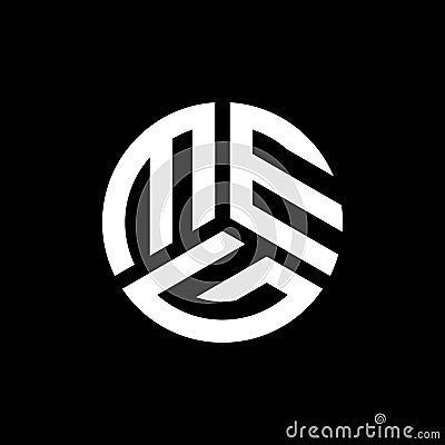 MEG letter logo design on black background. MEG creative initials letter logo concept. MEG letter design Vector Illustration