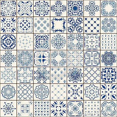 Mega Gorgeous seamless patchwork pattern from colorful Moroccan tiles, ornaments. Can be used for wallpaper, fills, web page Stock Photo