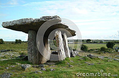 Megalithic tomb Stock Photo