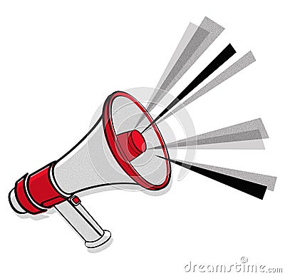 Megaphone vector Vector Illustration